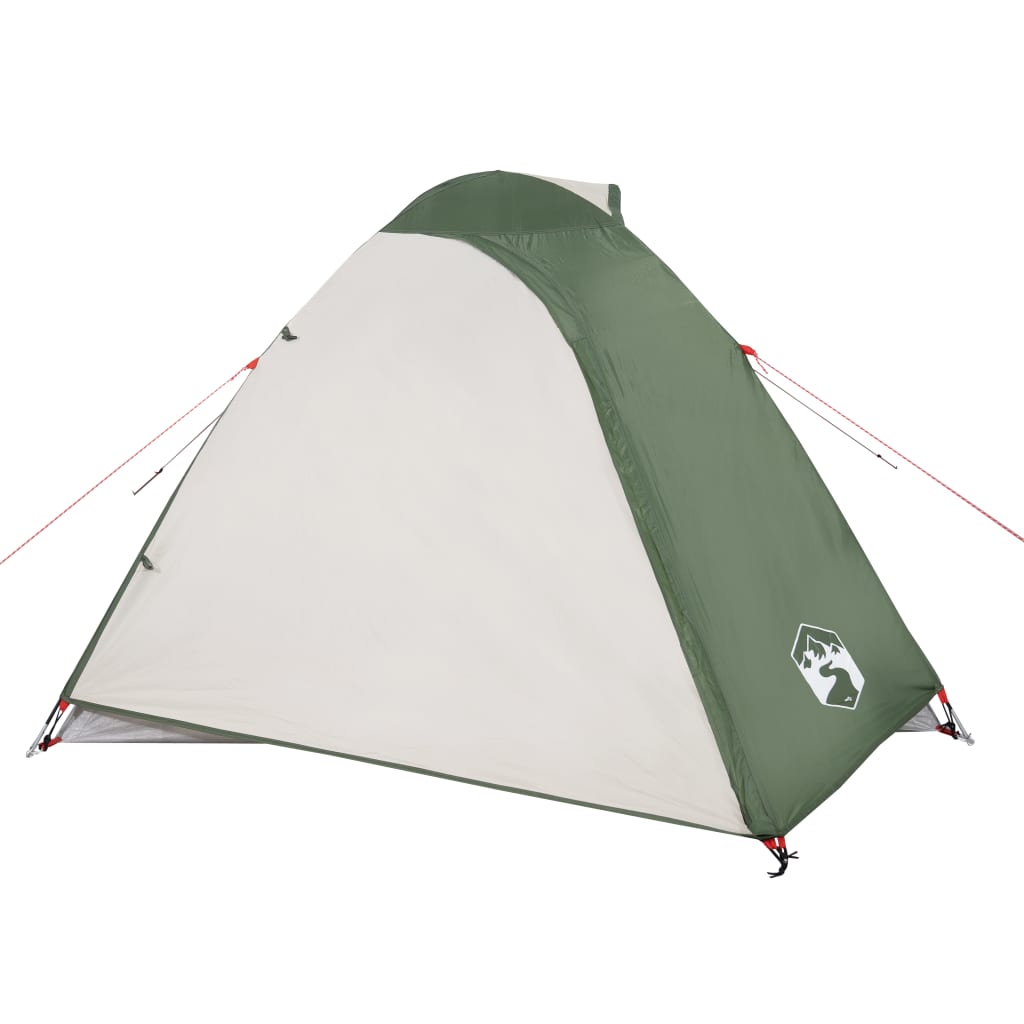 Campingzelt 2 Personen Grün 264x210x125 cm 185T Taft - Pazzar.ch