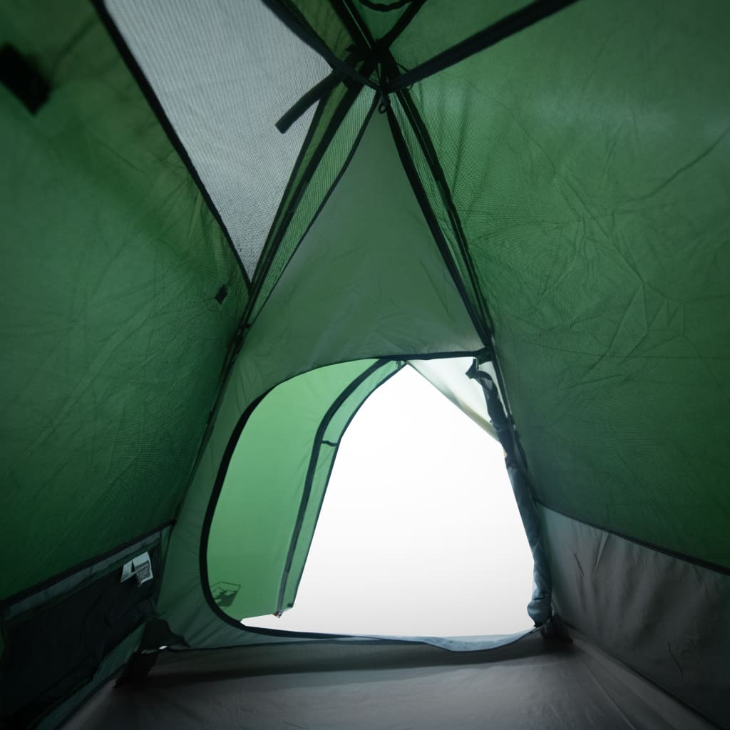 Campingzelt 2 Personen Grün Wasserfest - Pazzar.ch