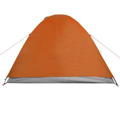 Campingzelt 2 Personen Grau und Orange Wasserfest - Pazzar.ch