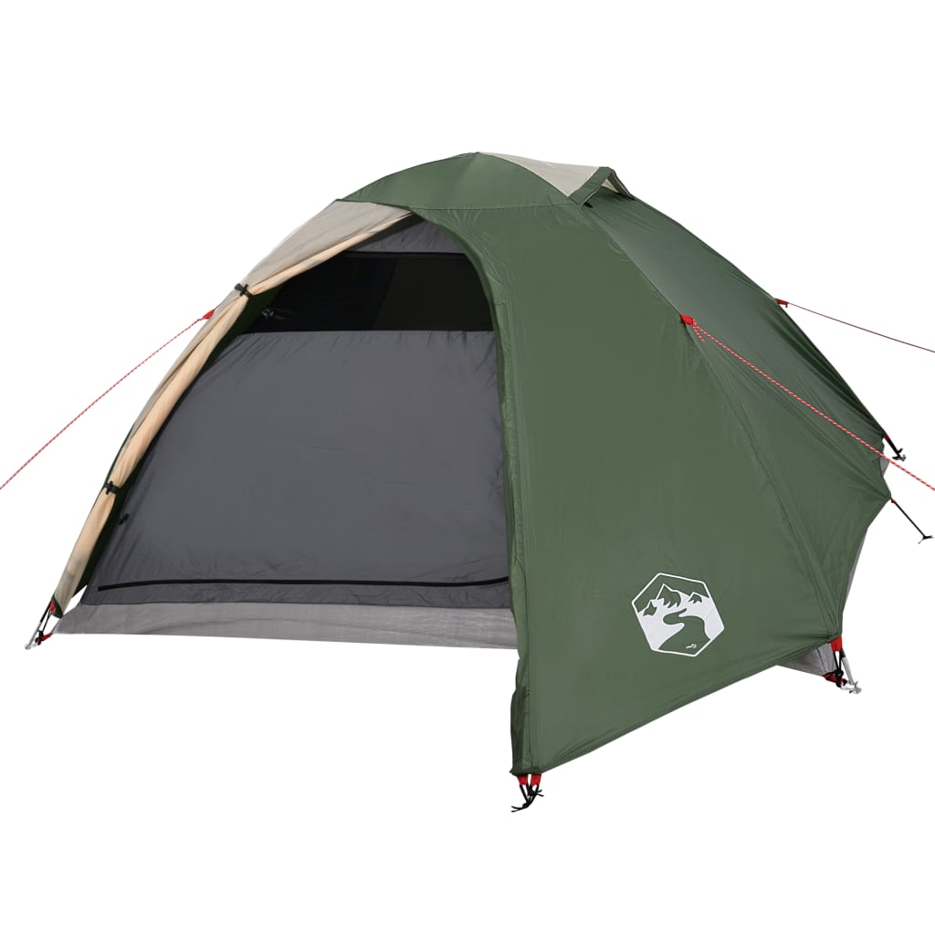 Campingzelt 4 Personen Grün 267x272x145 cm 185T Taft - Pazzar.ch