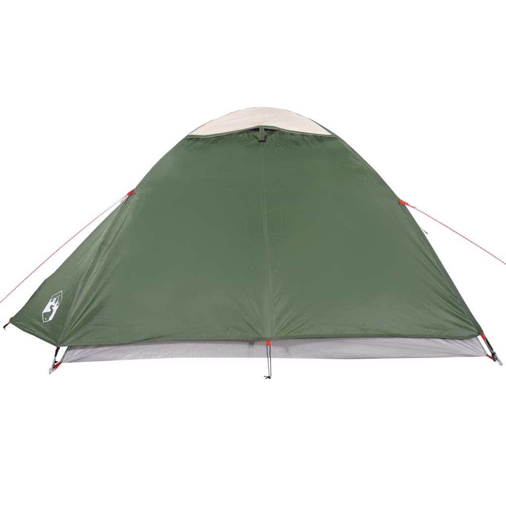 Campingzelt 4 Personen Grün 267x272x145 cm 185T Taft - Pazzar.ch