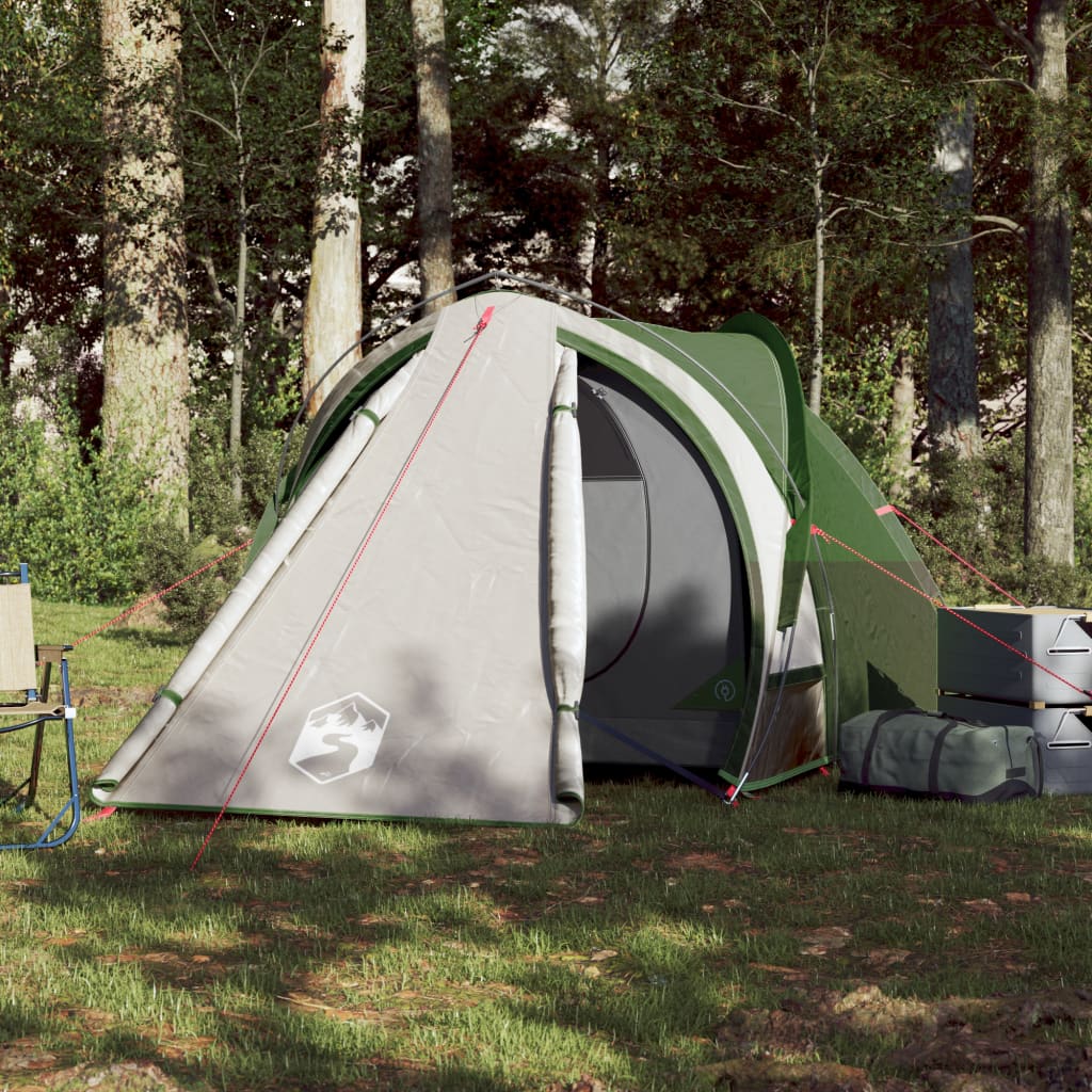 Campingzelt 2 Personen Grün 320x140x120 cm 185T Taft - Pazzar.ch