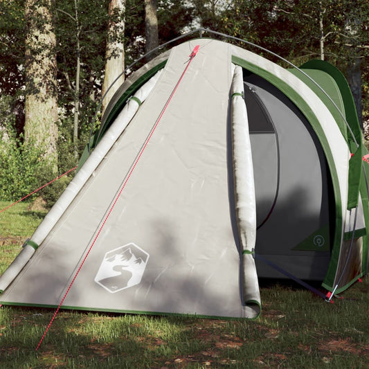 Campingzelt 2 Personen Grün 320x140x120 cm 185T Taft - Pazzar.ch