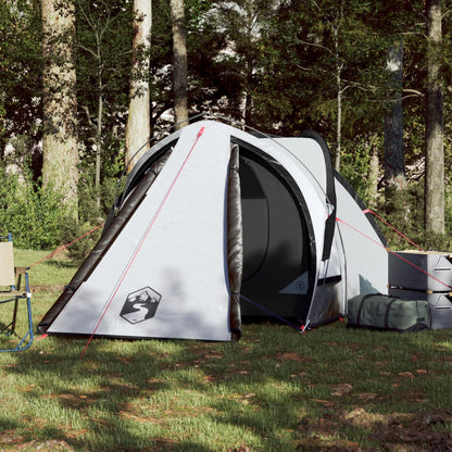 Campingzelt 2 Personen Weiß 320x140x120 cm 185T Taft - Pazzar.ch