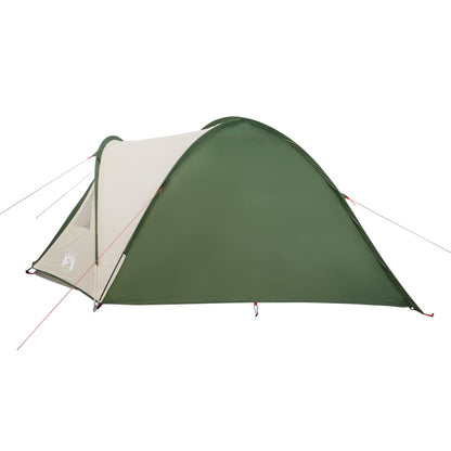 Campingzelt 4 Personen Grün 300x250x132 cm 185T Taft - Pazzar.ch
