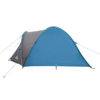 Campingzelt 4 Personen Blau 300x250x132 cm 185T Taft - Pazzar.ch