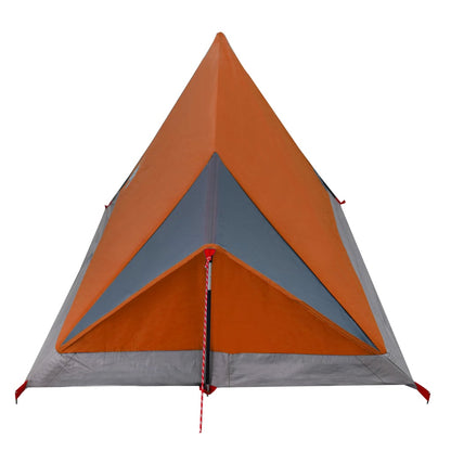 Campingzelt 2 Personen Grau und Orange Wasserfest - Pazzar.ch