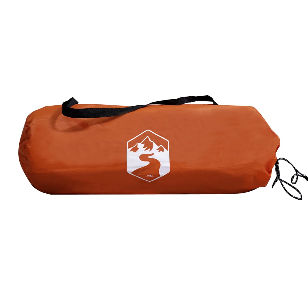 Campingzelt 2 Personen Grau und Orange Wasserfest - Pazzar.ch
