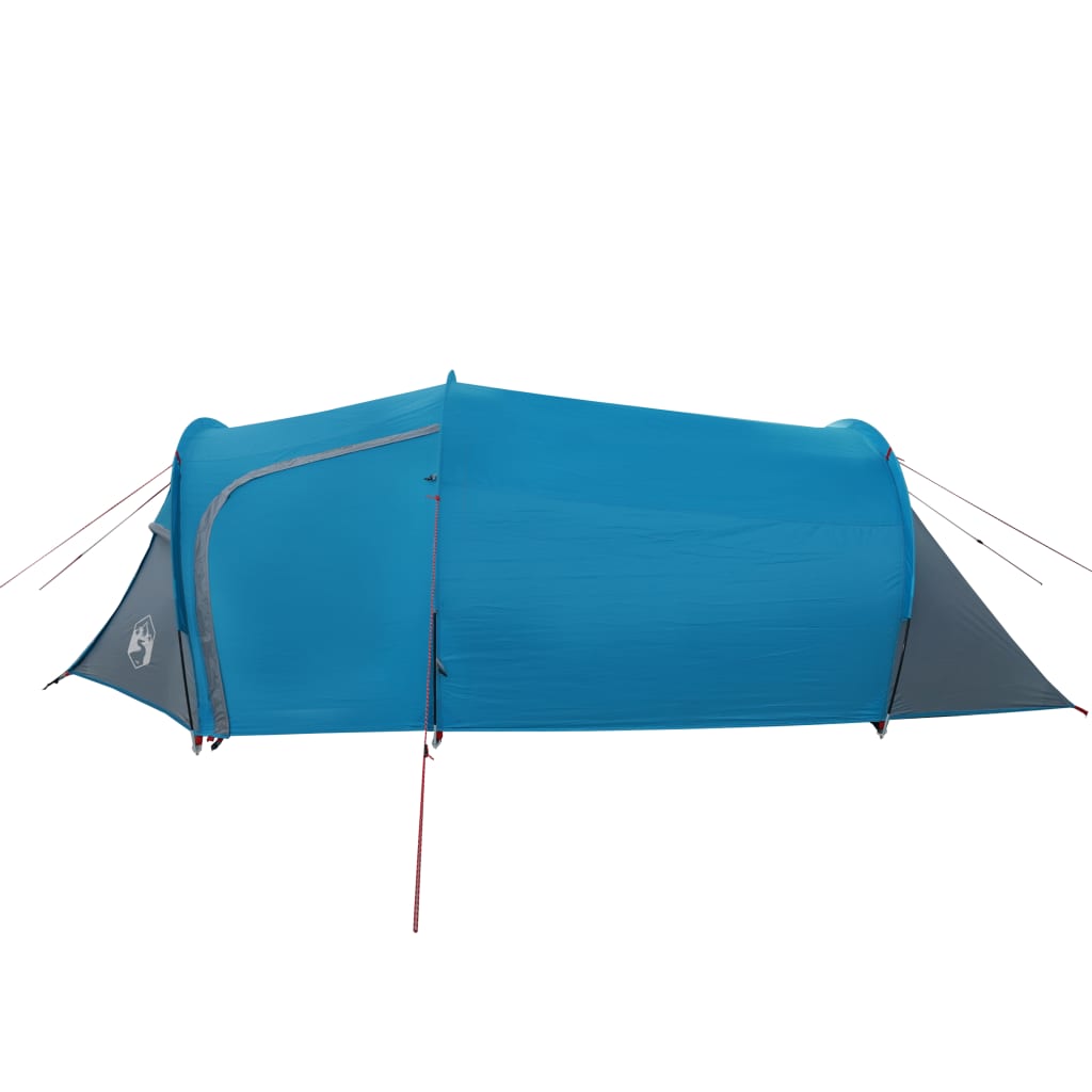 Campingzelt 3 Personen Blau 370x185x116 cm 185T Taft - Pazzar.ch