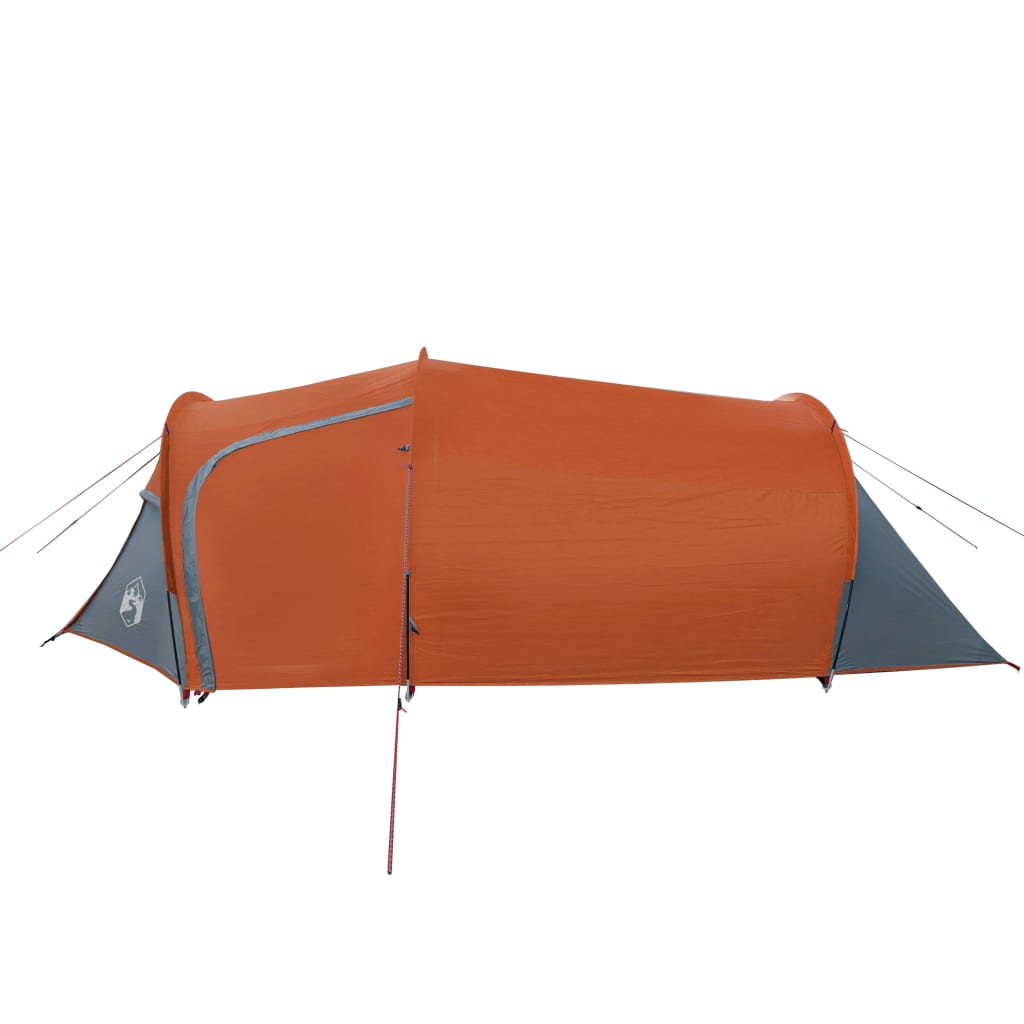 Campingzelt 3 Personen Grau und Orange Wasserfest - Pazzar.ch