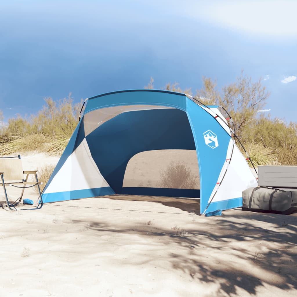 Strandzelt Azurblau 274x178x170/148 cm 185T Taft - Pazzar.ch