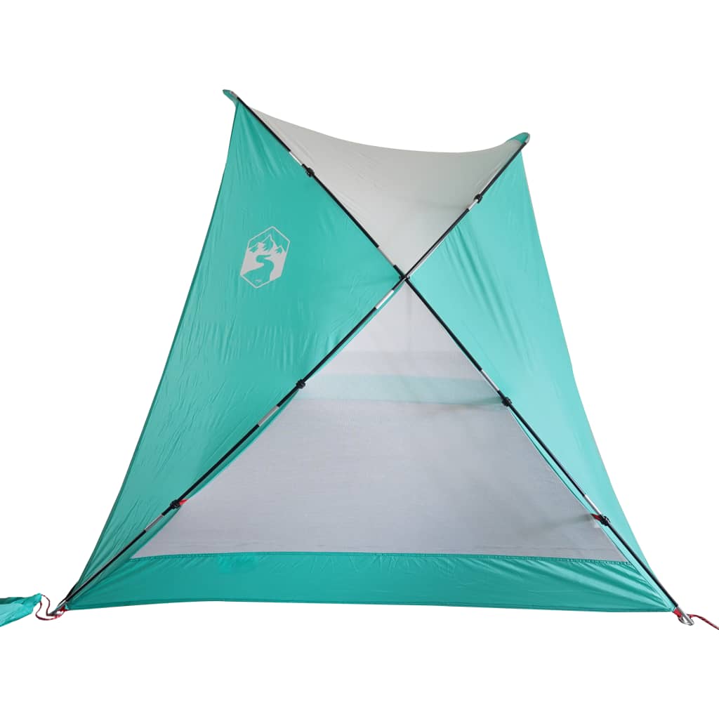 Strandzelt Meergrün 274x178x170/148 cm 185T Taft - Pazzar.ch