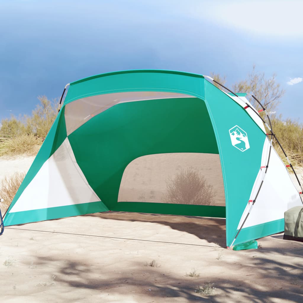 Strandzelt Meergrün 274x178x170/148 cm 185T Taft - Pazzar.ch