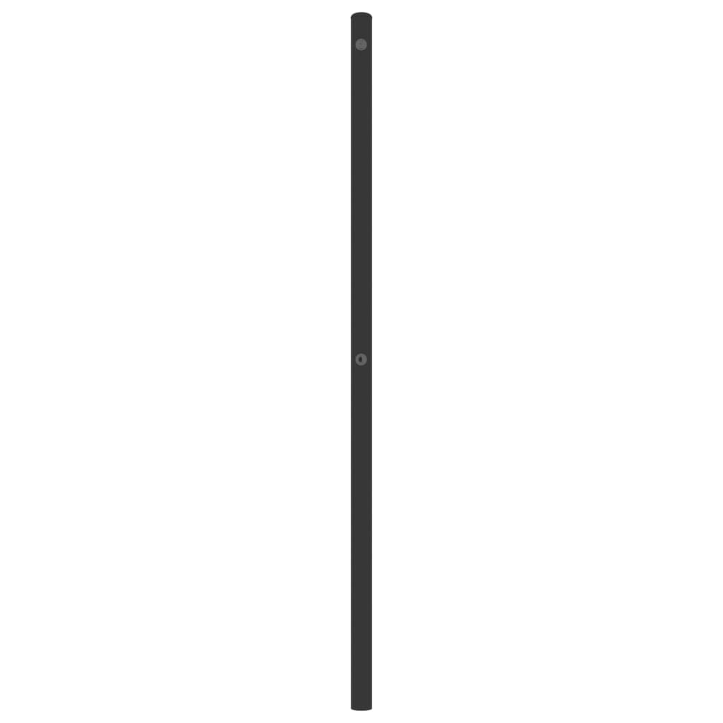 Kopfteil Metall Schwarz 193 cm - Pazzar.ch