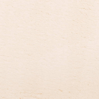 Teppich HUARTE Kurzflor Weich und Waschbar Beige Ø 80 cm - Pazzar.ch