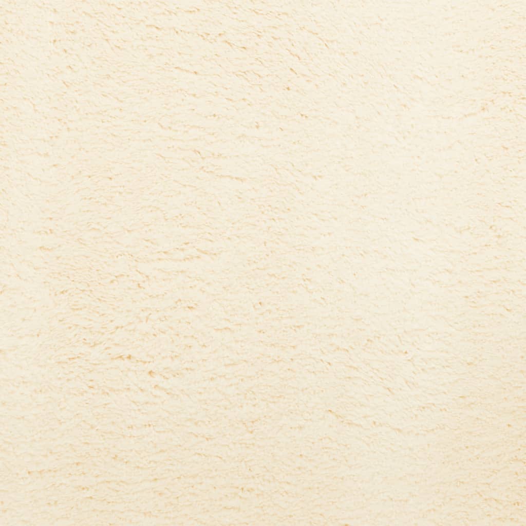 Teppich HUARTE Kurzflor Weich und Waschbar Creme 80x150 cm - Pazzar.ch