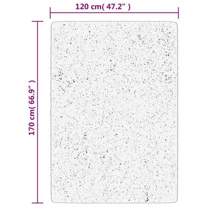 Teppich HUARTE Kurzflor Weich und Waschbar Creme 120x170 cm - Pazzar.ch