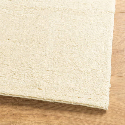 Teppich HUARTE Kurzflor Weich und Waschbar Creme 140x200 cm - Pazzar.ch