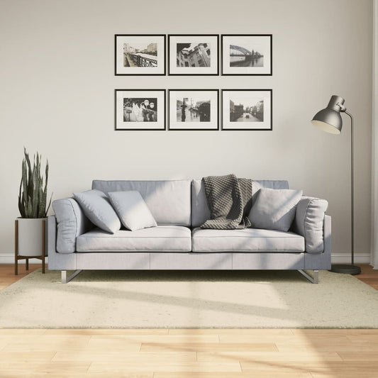 Teppich HUARTE Kurzflor Weich und Waschbar Creme 140x200 cm - Pazzar.ch