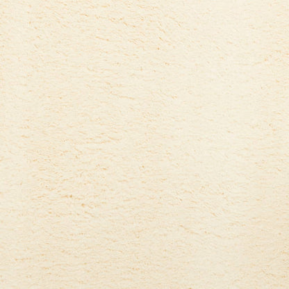 Teppich HUARTE Kurzflor Weich und Waschbar Creme Ø 100 cm - Pazzar.ch