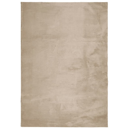 Teppich HUARTE Kurzflor Weich und Waschbar Sandfarben 160x230cm - Pazzar.ch