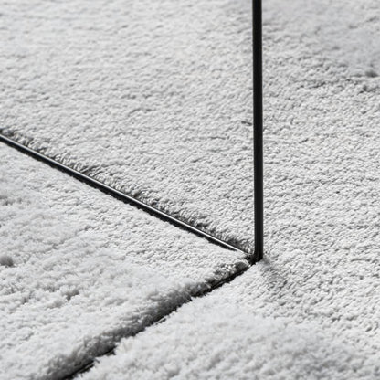 Teppich HUARTE Kurzflor Weich und Waschbar Grau Ø 80 cm - Pazzar.ch