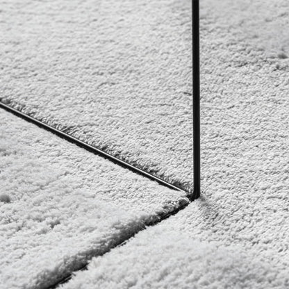 Teppich HUARTE Kurzflor Weich und Waschbar Grau Ø 160 cm - Pazzar.ch