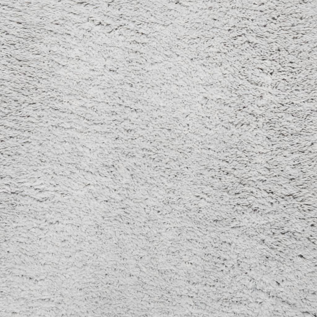 Teppich HUARTE Kurzflor Weich und Waschbar Grau Ø 160 cm - Pazzar.ch