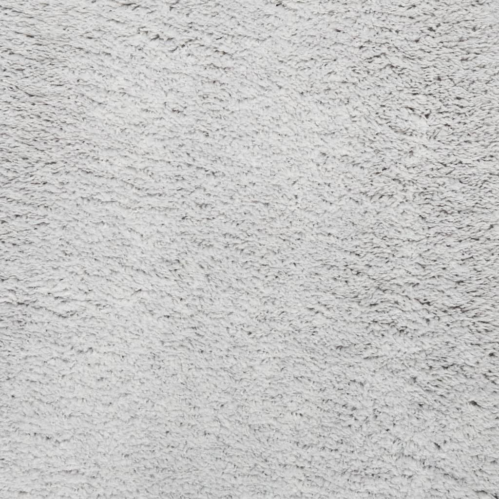 Teppich HUARTE Kurzflor Weich und Waschbar Grau Ø 200 cm - Pazzar.ch
