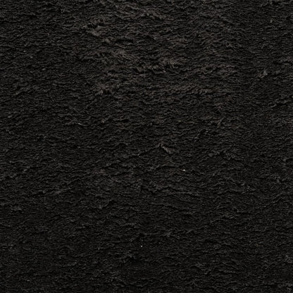 Teppich HUARTE Kurzflor Weich und Waschbar Schwarz 140x200 cm - Pazzar.ch
