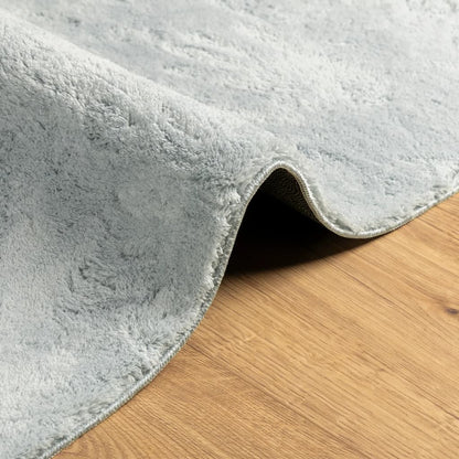 Teppich HUARTE Kurzflor Weich und Waschbar Blau 80x200 cm - Pazzar.ch