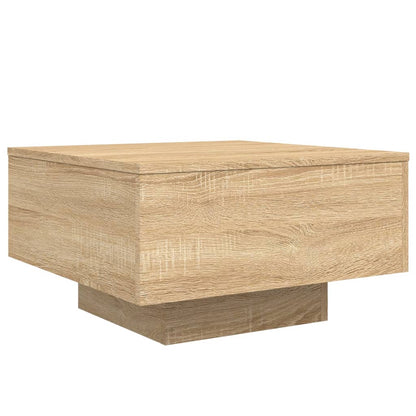 Couchtisch Sonoma-Eiche 55x55x31 cm Holzwerkstoff - Pazzar.ch