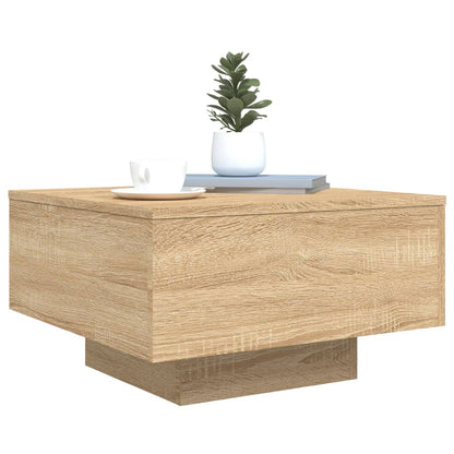 Couchtisch Sonoma-Eiche 55x55x31 cm Holzwerkstoff - Pazzar.ch