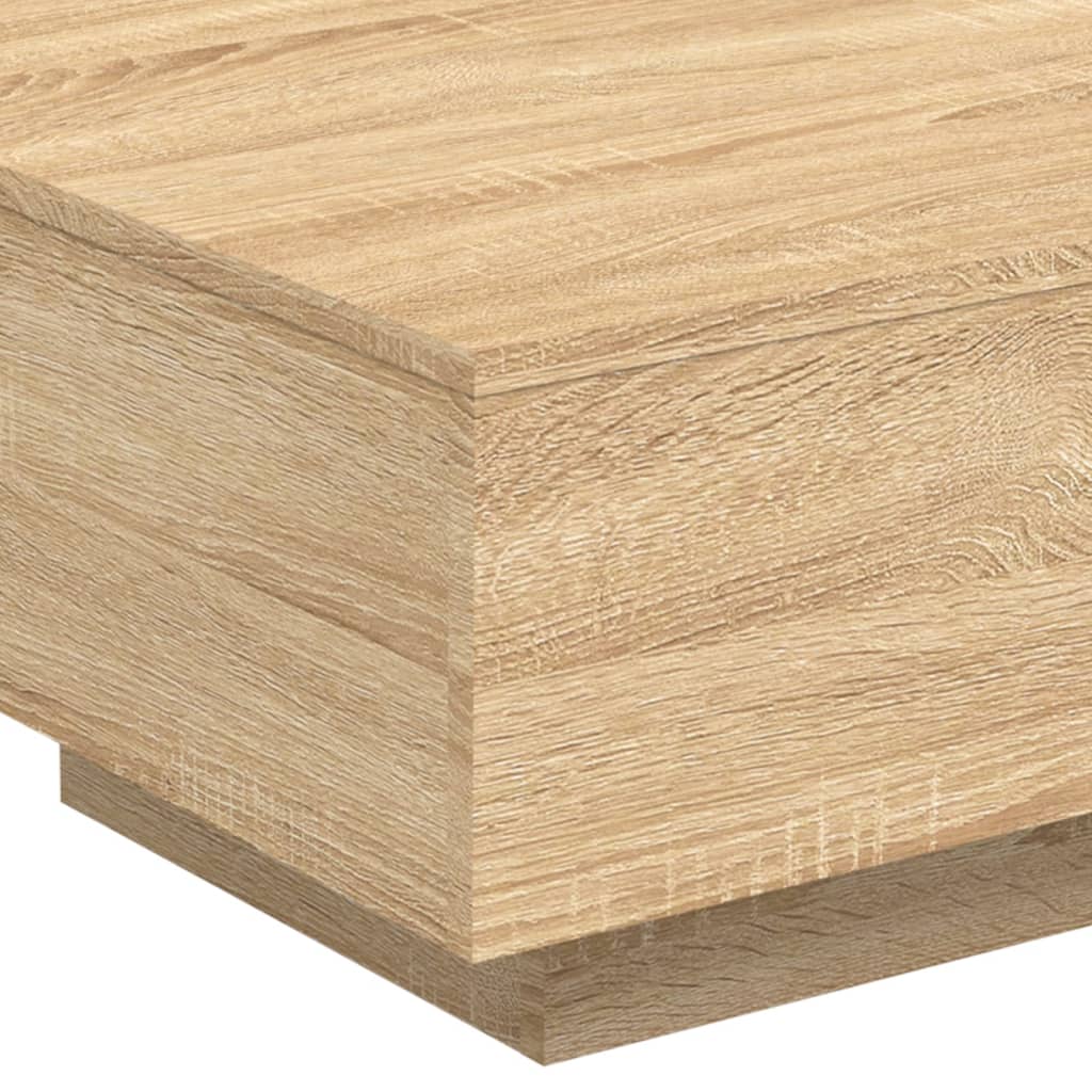 Couchtisch Sonoma-Eiche 55x55x31 cm Holzwerkstoff - Pazzar.ch