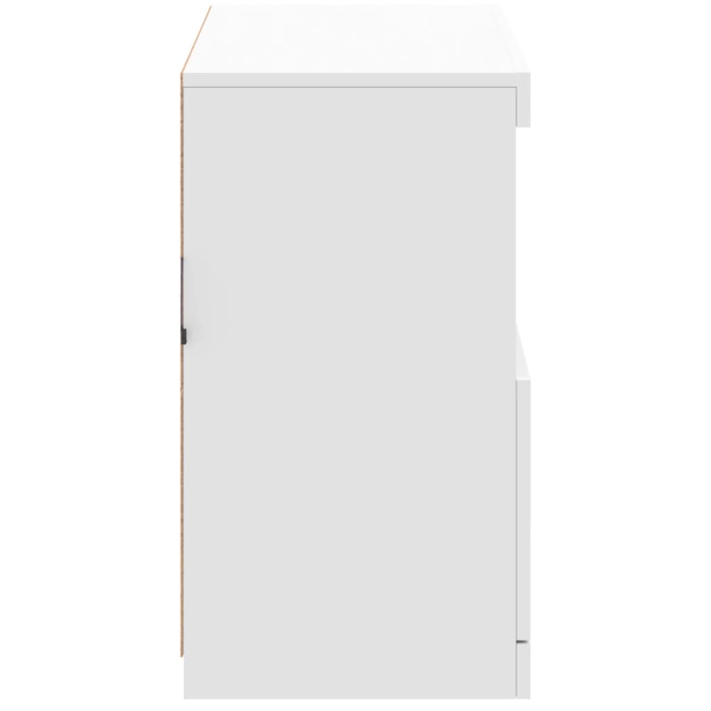 Sideboard mit LED-Leuchten Weiß 81x37x67 cm - Pazzar.ch