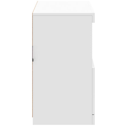Sideboard mit LED-Leuchten Weiß 81x37x67 cm - Pazzar.ch