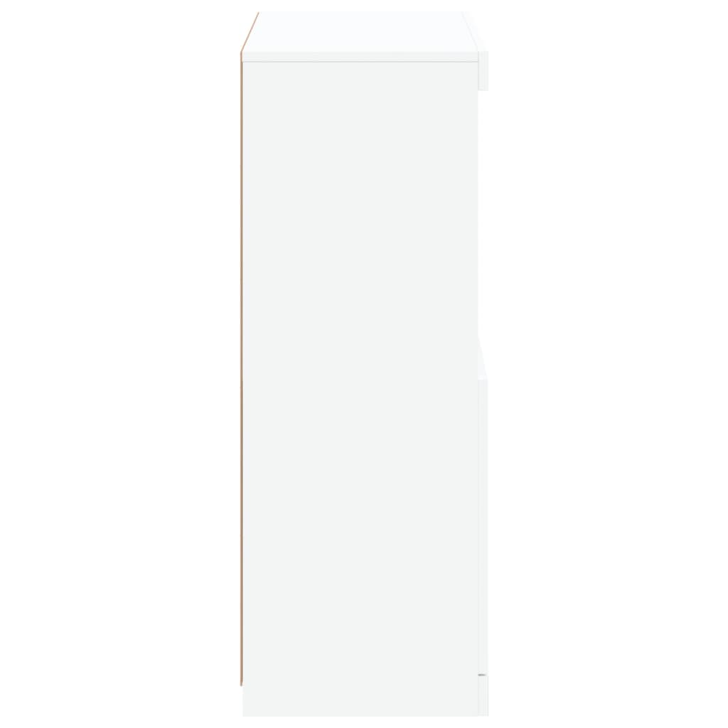 Sideboard mit LED-Leuchten Weiß 60,5x37x100 cm - Pazzar.ch