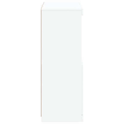 Sideboard mit LED-Leuchten Weiß 60,5x37x100 cm - Pazzar.ch