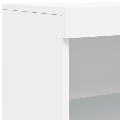 Sideboard mit LED-Leuchten Weiß 60,5x37x100 cm - Pazzar.ch
