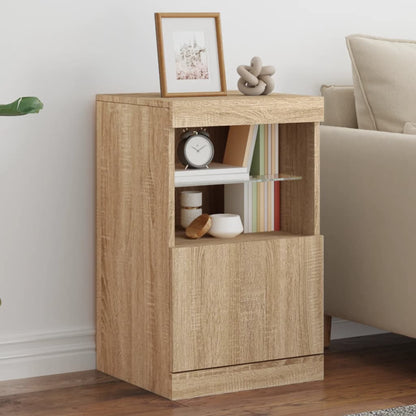 Sideboard mit LED-Leuchten Sonoma-Eiche 41x37x67 cm - Pazzar.ch