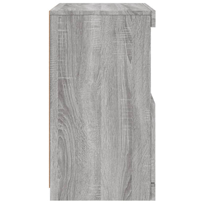 Sideboard mit LED-Leuchten Grau Sonoma 41x37x67 cm - Pazzar.ch