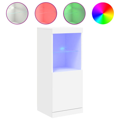 Sideboard mit LED-Beleuchtung Weiß 41x37x100 cm - Pazzar.ch