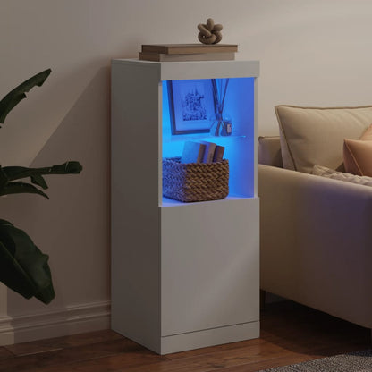 Sideboard mit LED-Beleuchtung Weiß 41x37x100 cm - Pazzar.ch