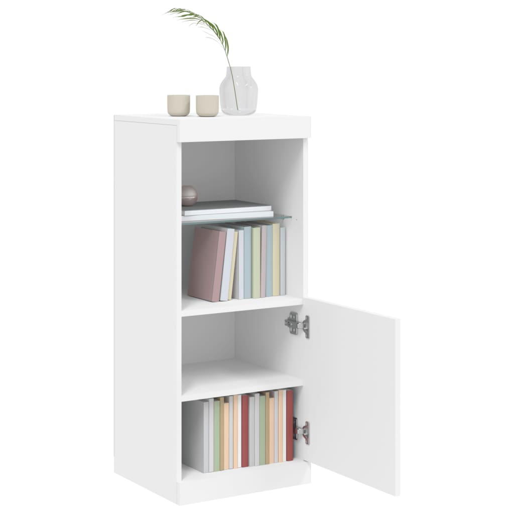 Sideboard mit LED-Beleuchtung Weiß 41x37x100 cm - Pazzar.ch