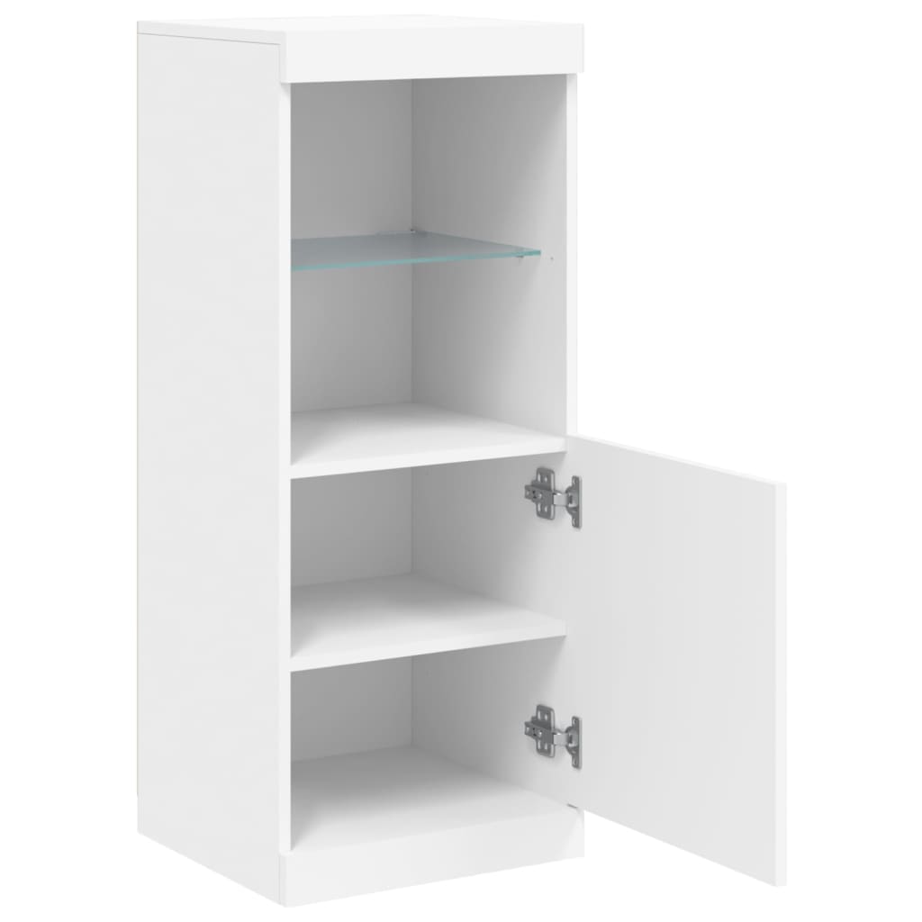 Sideboard mit LED-Beleuchtung Weiß 41x37x100 cm - Pazzar.ch