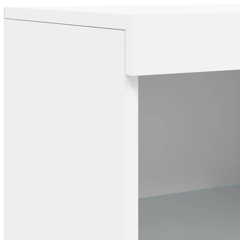 Sideboard mit LED-Beleuchtung Weiß 41x37x100 cm - Pazzar.ch