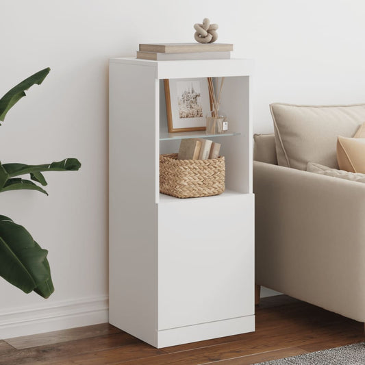Sideboard mit LED-Beleuchtung Weiß 41x37x100 cm - Pazzar.ch