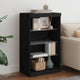 Sideboard mit LED-Leuchten Schwarz 60,5x37x100 cm