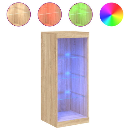 Sideboard mit LED-Leuchten Sonoma-Eiche 41x37x100 cm - Pazzar.ch