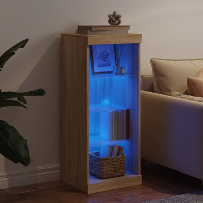 Sideboard mit LED-Leuchten Sonoma-Eiche 41x37x100 cm - Pazzar.ch